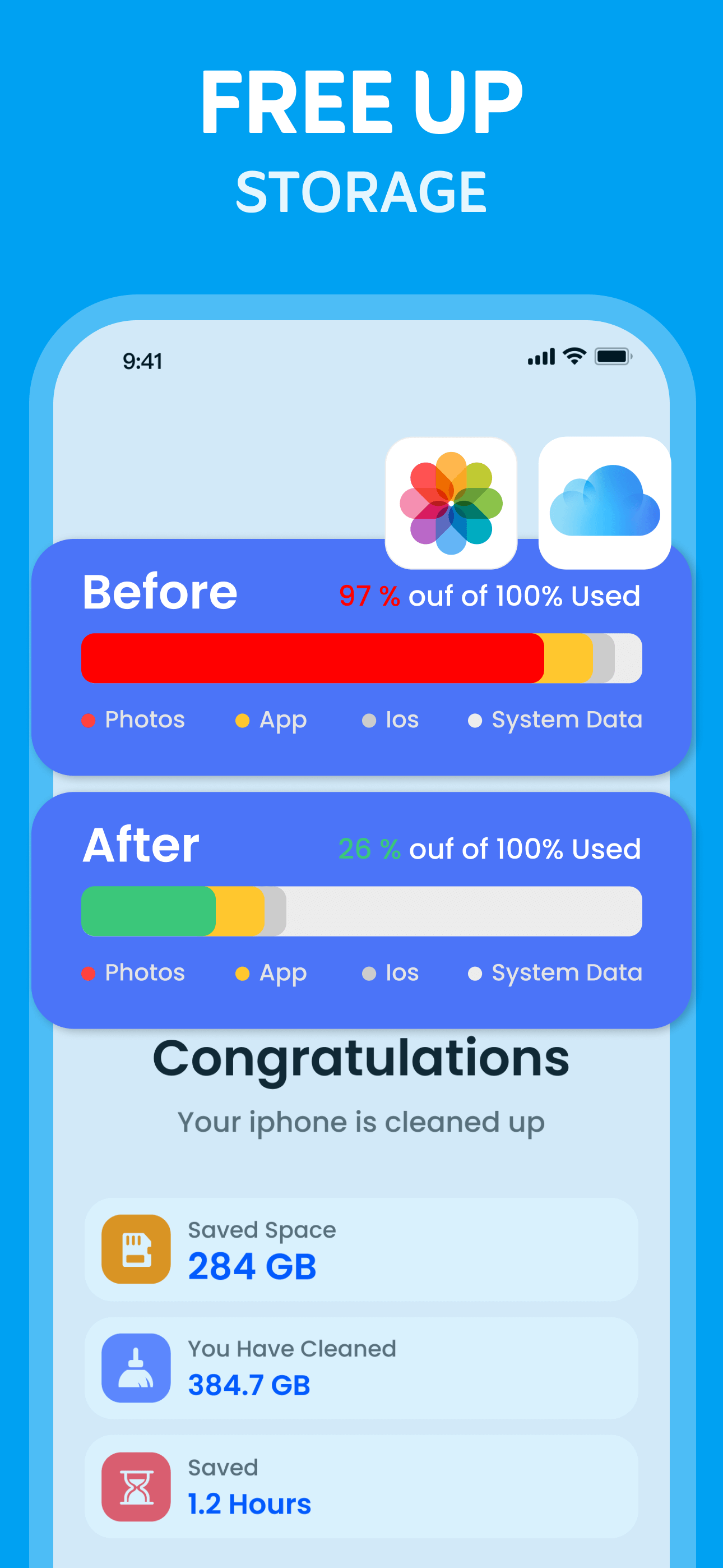 AI Storage Cleaner - Cleanio