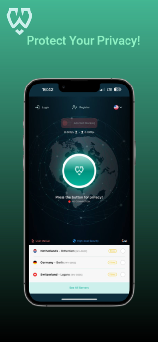 WeeVPN - Secure AdBlock Screenshot 1 of 4