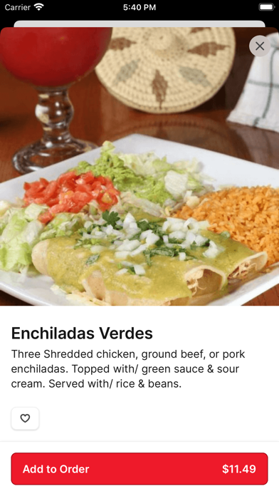 Los Compas Independence iPhone screenshot 4 - Food & Drink app