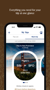 Singapore Airlines screenshot