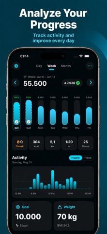 AuraStep - Step Counter Screenshot 2 of 7