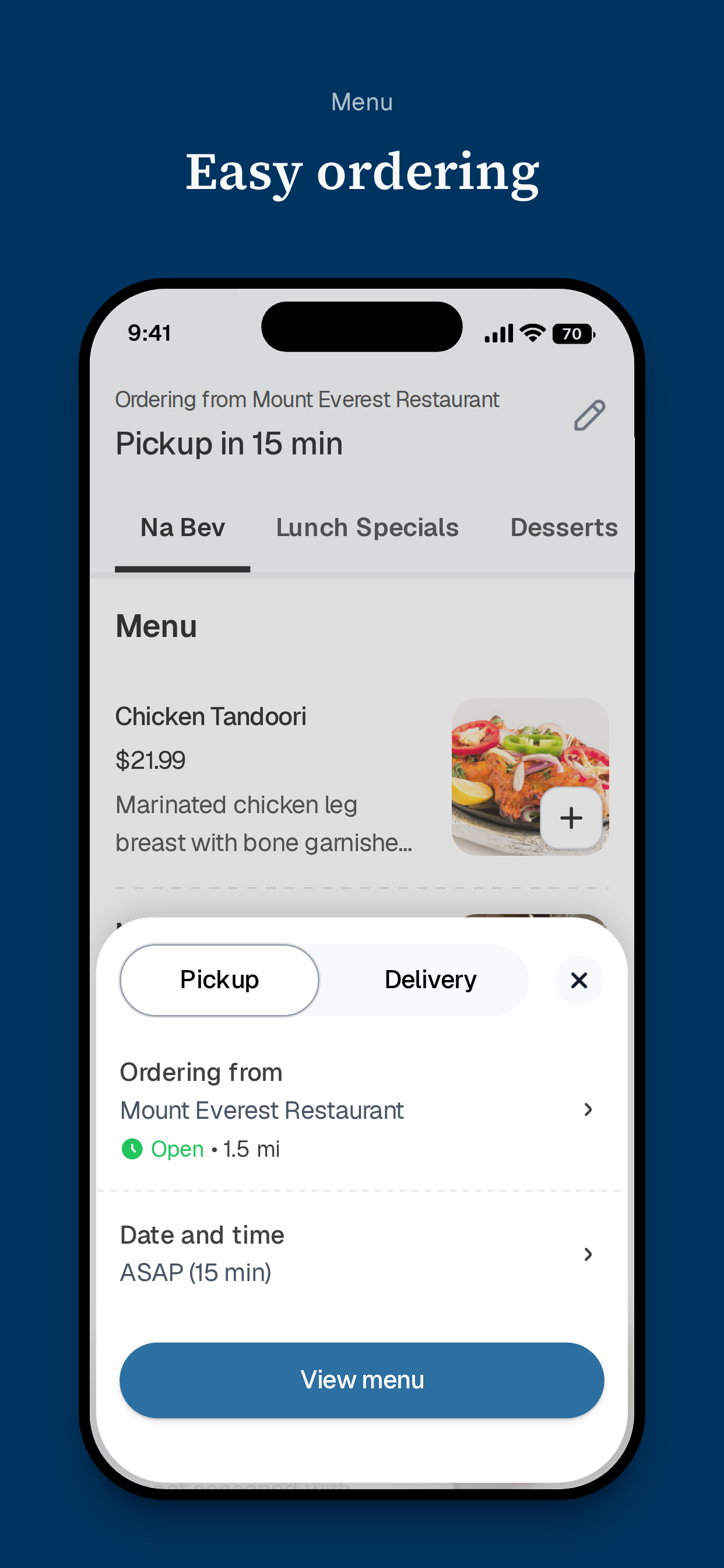 Mount Everest Restaurant screenshot 3
