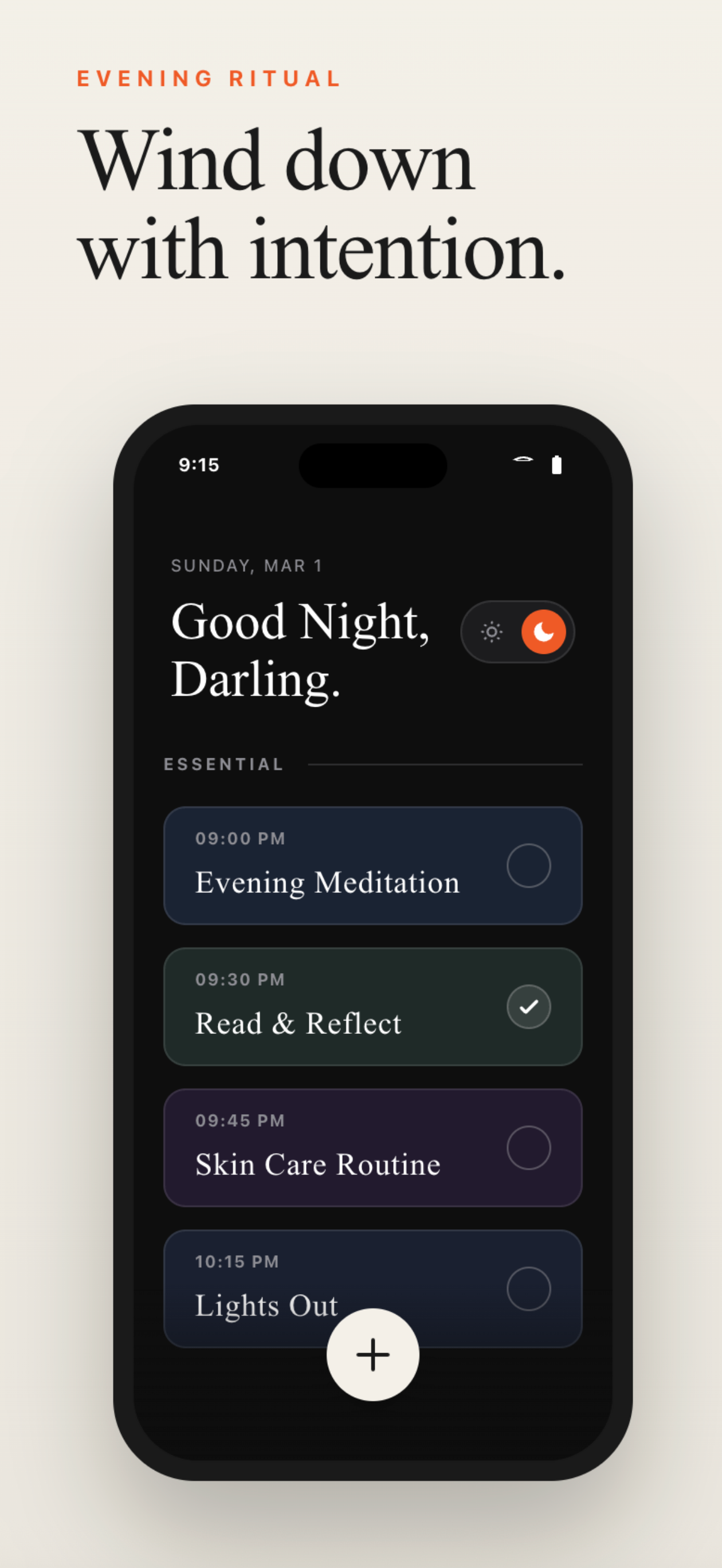 Rituals: Daily Routine Planner