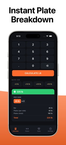 Plate Pro - Barbell Calculator screenshot