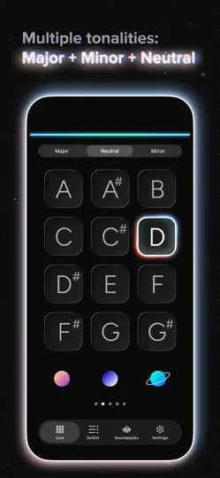 Captura de pantalla de AeroPads - Pads & Soundscapes en iPhone 3
