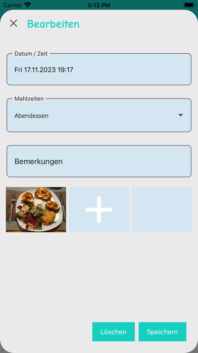 Screenshot 3 of Mein Foto Ernährungs Tagebuch App