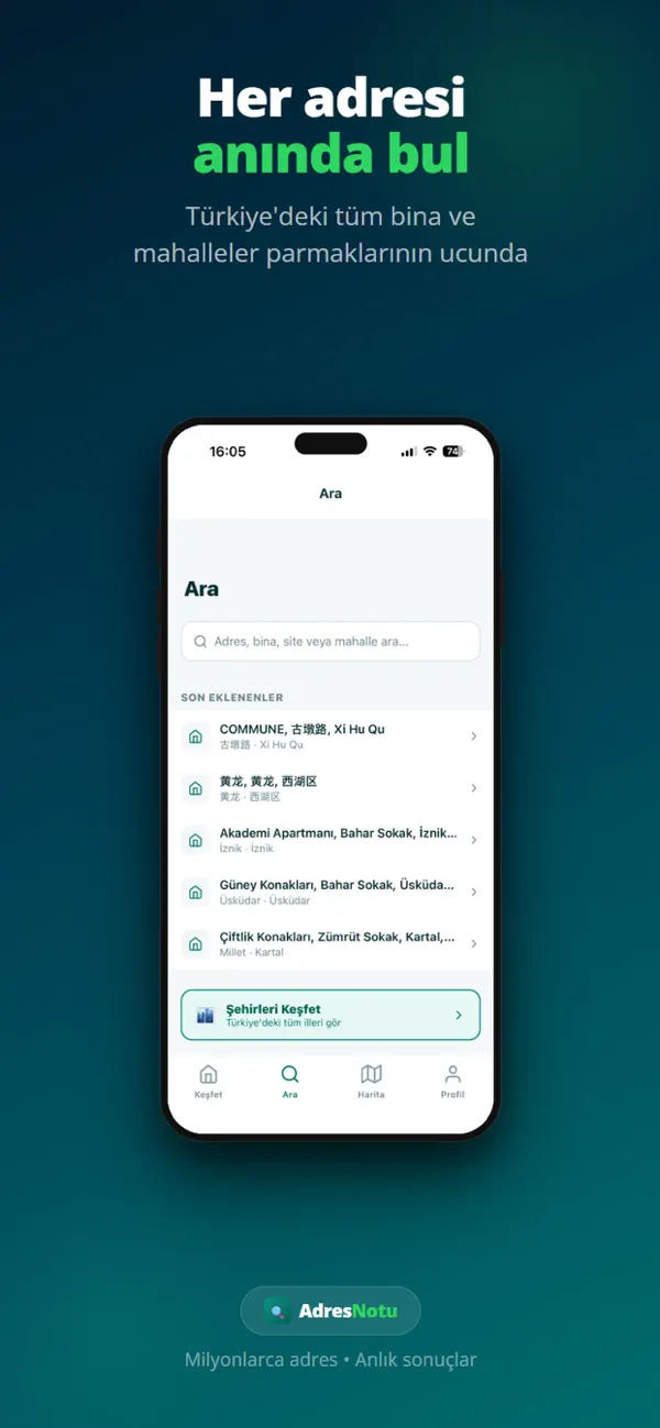 Screenshot #3 pour AdresNotu: Ev & Semt Yorumları