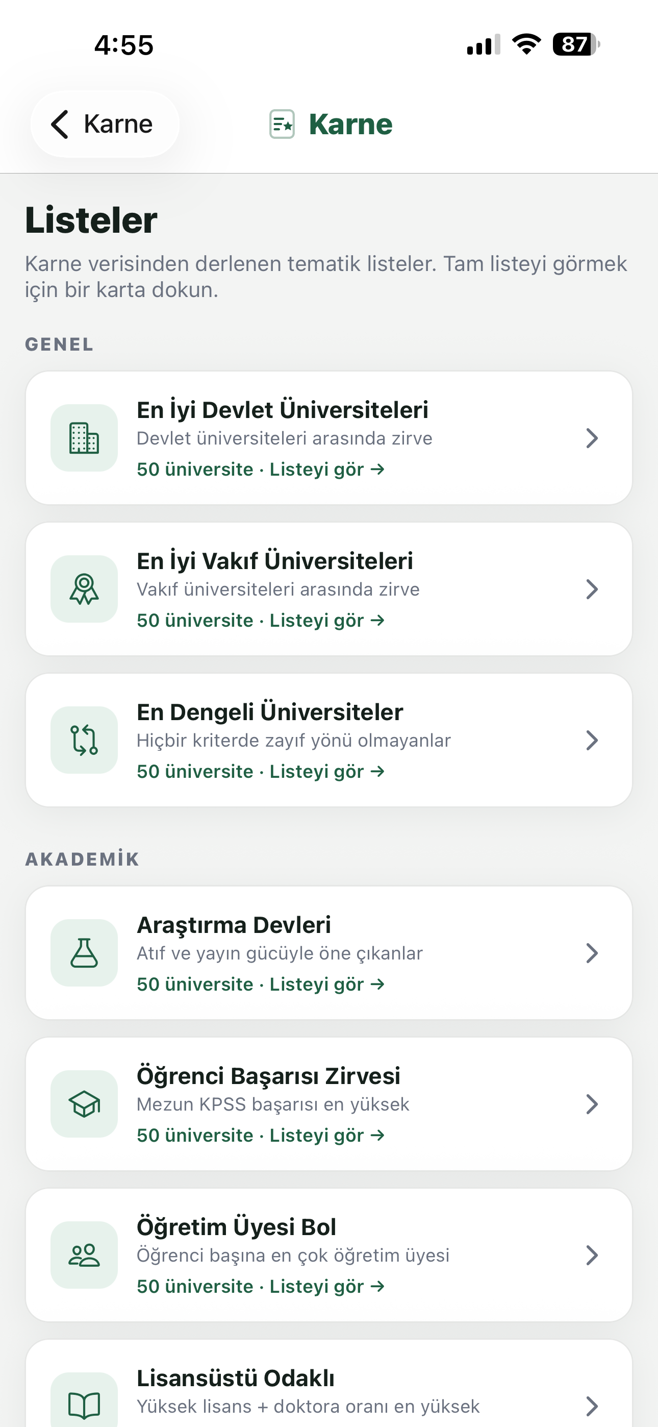 Karne - Üniversite screenshot 11