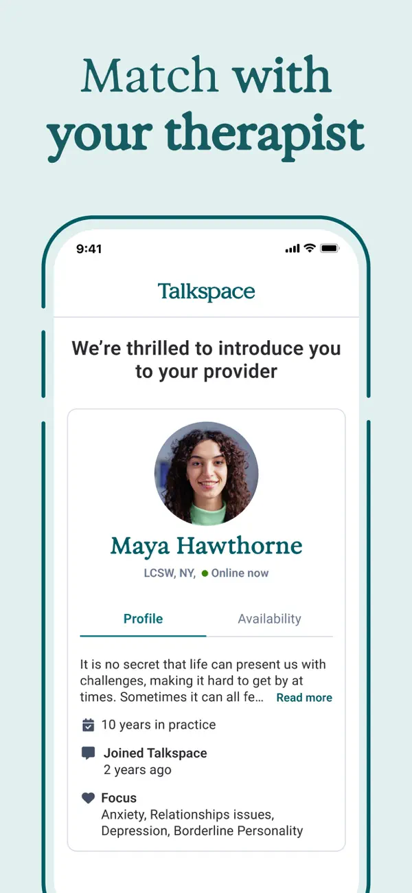 #4. Talkspace: Virtual Therapy App (iOS) Av: Groop Internet Platform inc.