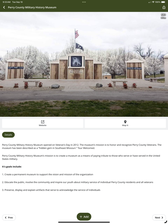 Lewis & Clark Trail Experience iPad screenshot 4 - Travel app