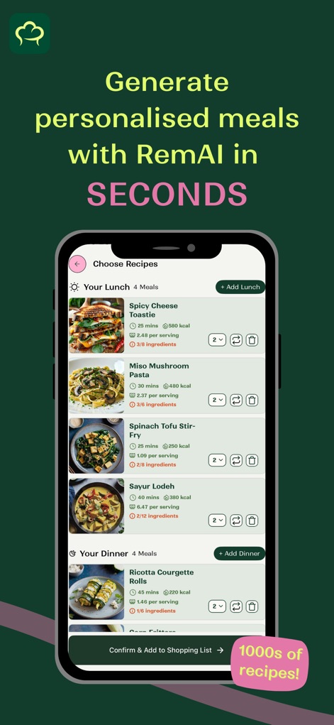 Remy - Kitchen & Meal Planner - Food & Drink App | MWM