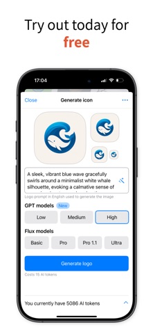 Batch - AI App Icon Maker iPhone screenshot