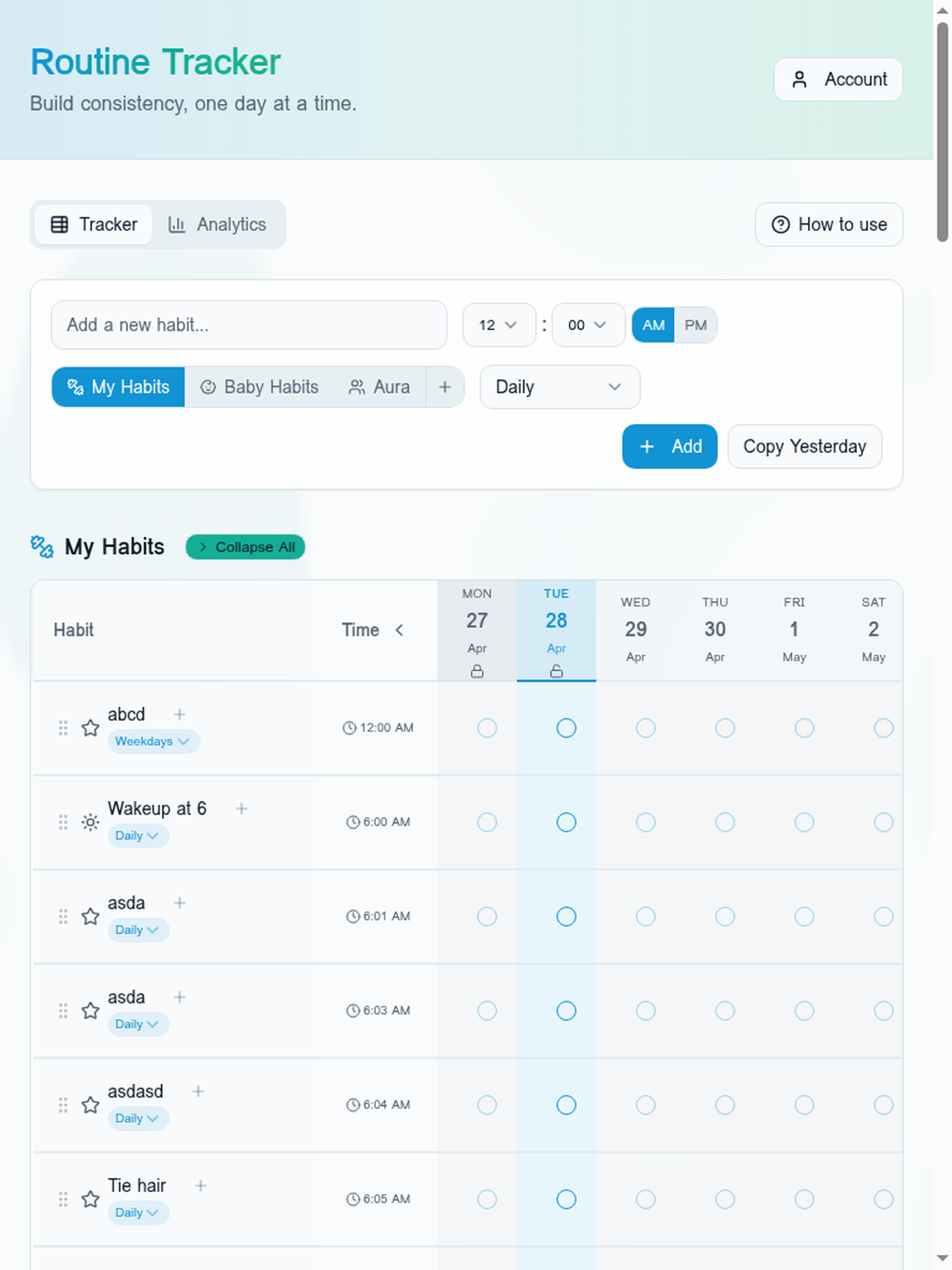 Routine Tracker + screenshot 10