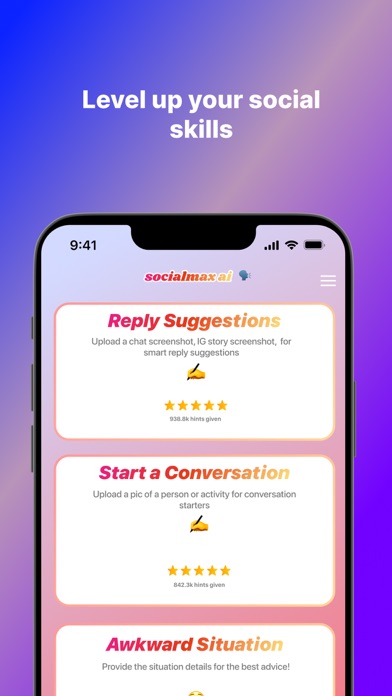 SocialMax- Become a Social God Screenshot