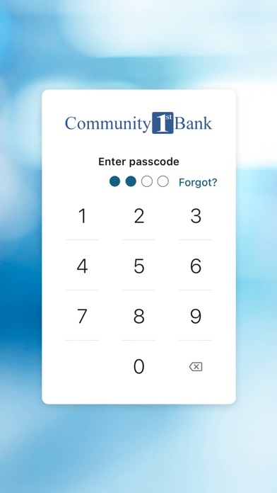 Community 1st Bank of LV iPhone screenshot 2 - Finance app