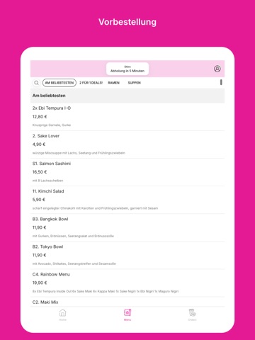Shiro Berlin iPad screenshot