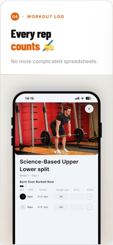 Trive: Gym Workout & Gain Log screenshot