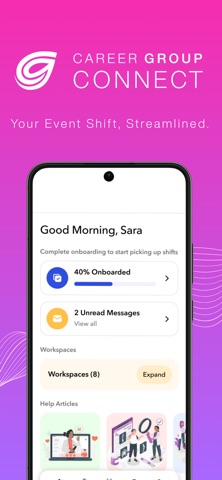 Career Group Connect screenshot