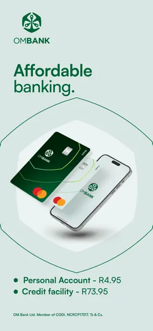 OM Bank iPhone screenshot 1