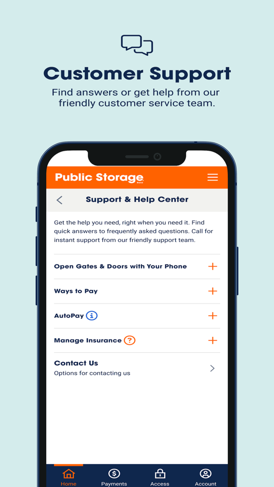 #5. Public Storage (iOS) By: Public Storage