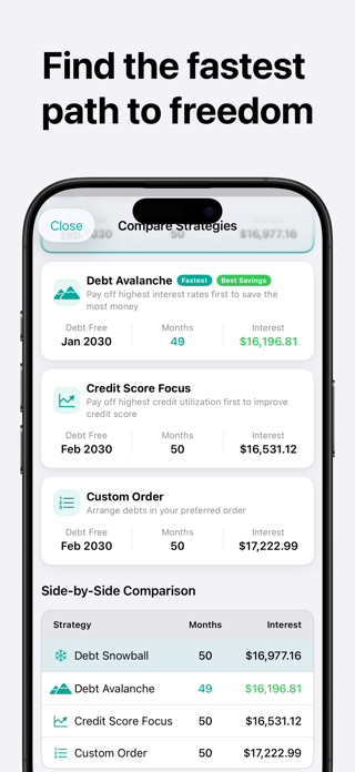 Debt Payoff Tracker & Planner Screenshot 5 of 5