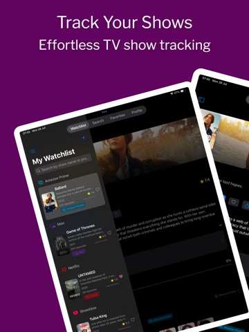 TV Serie Tracker – Progress ipad screenshot 2