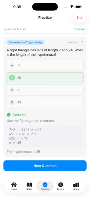 PrepForge: SAT screenshot 3