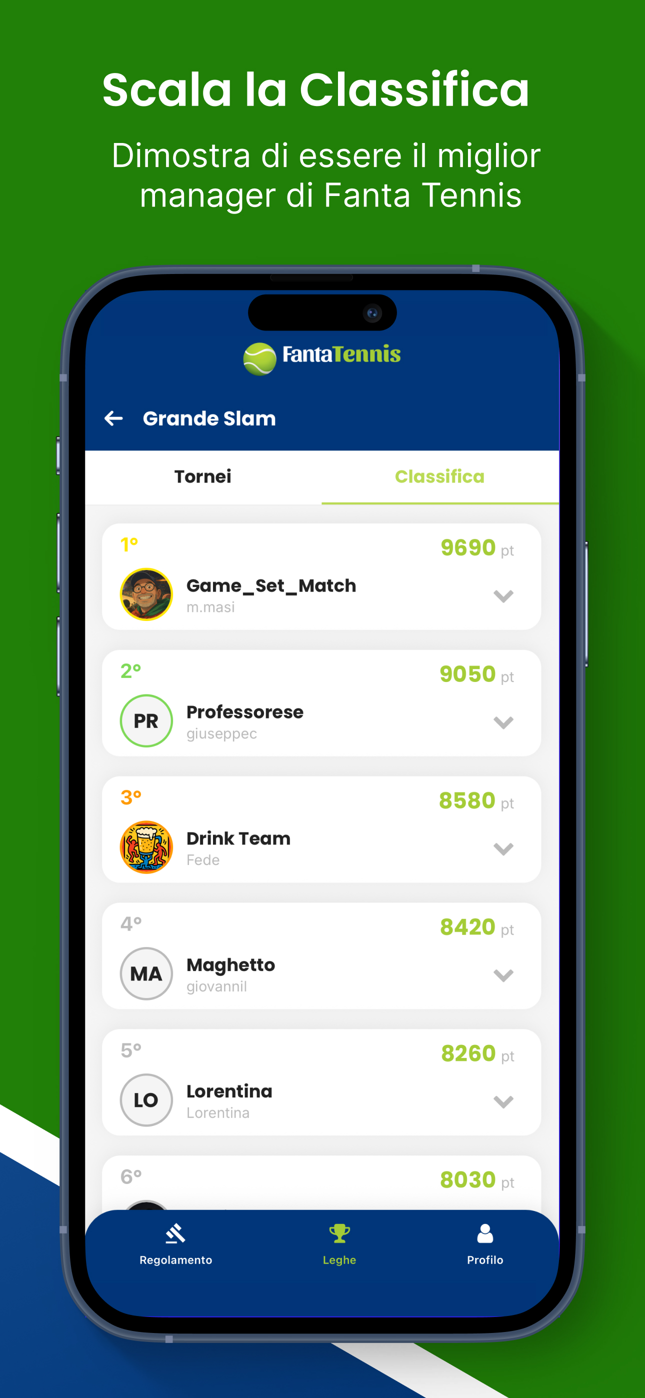 FantaTennis - Fantasy Game