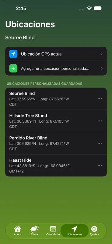 Solunar: Mejores Horas de Caza screenshot 5 of 10