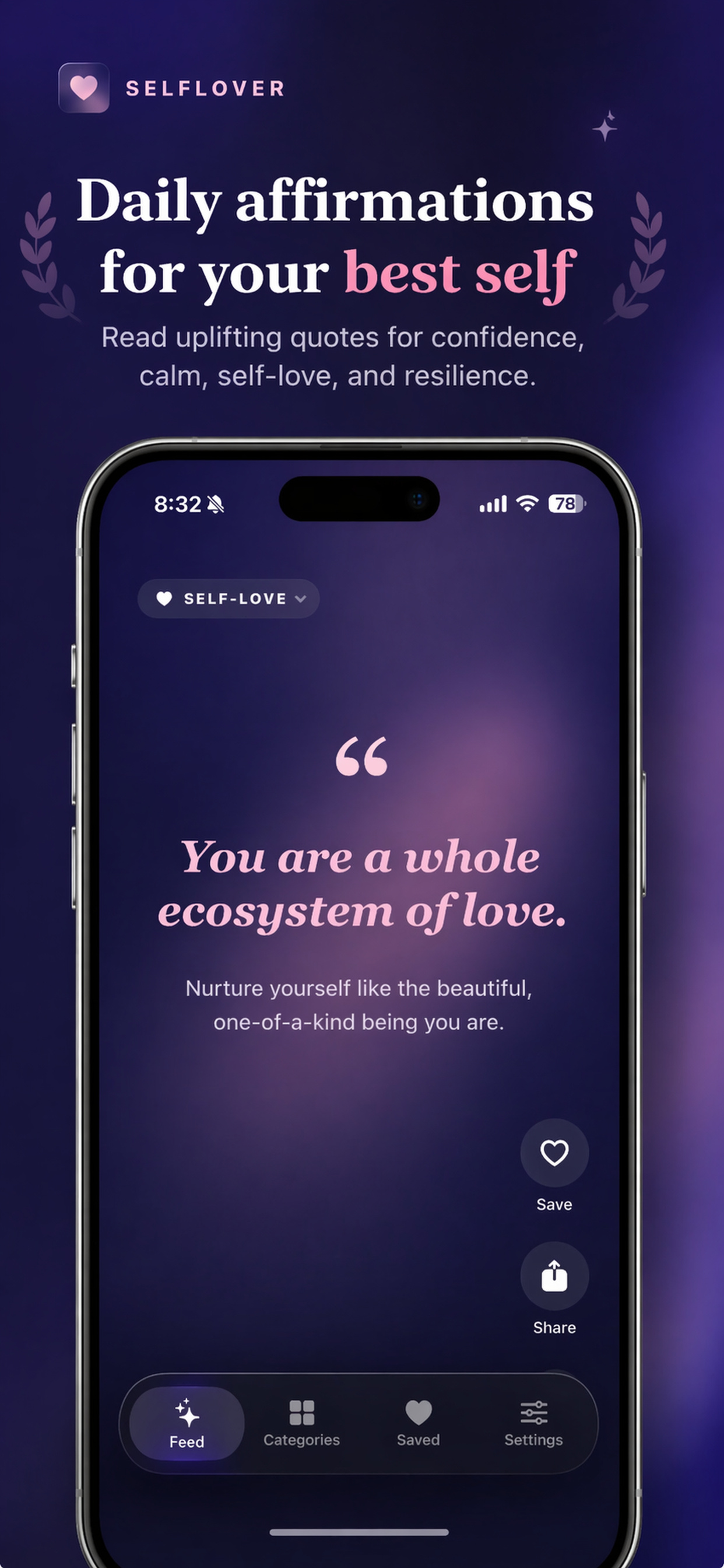 Self Lover: Daily Affirmations