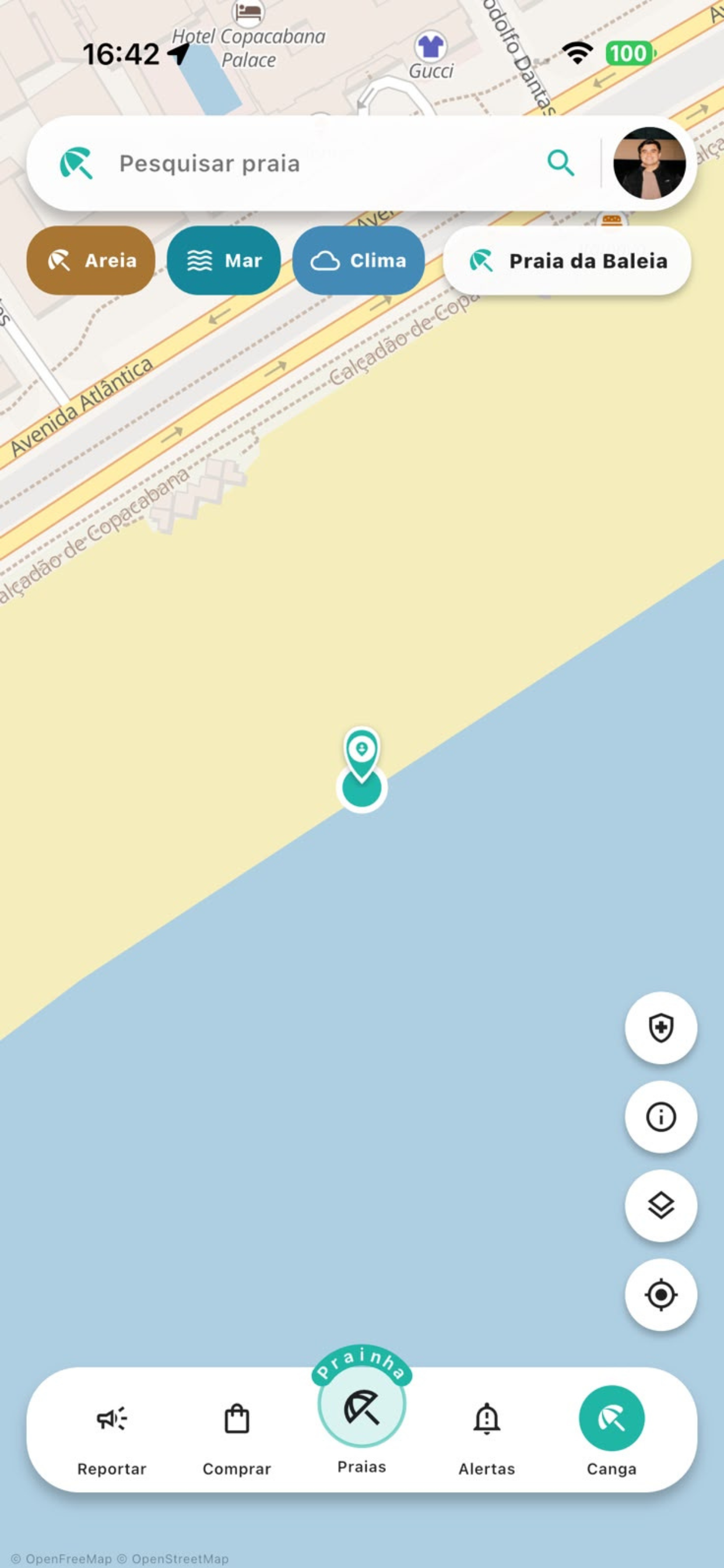 App Praia screenshot 7