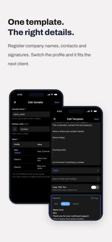 ClipTap: Text Snippet Keyboard Screenshot 5 of 7