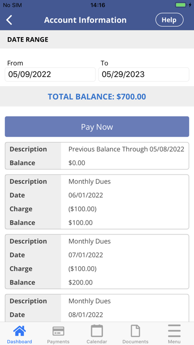 Hawthorne Management Company Screenshot