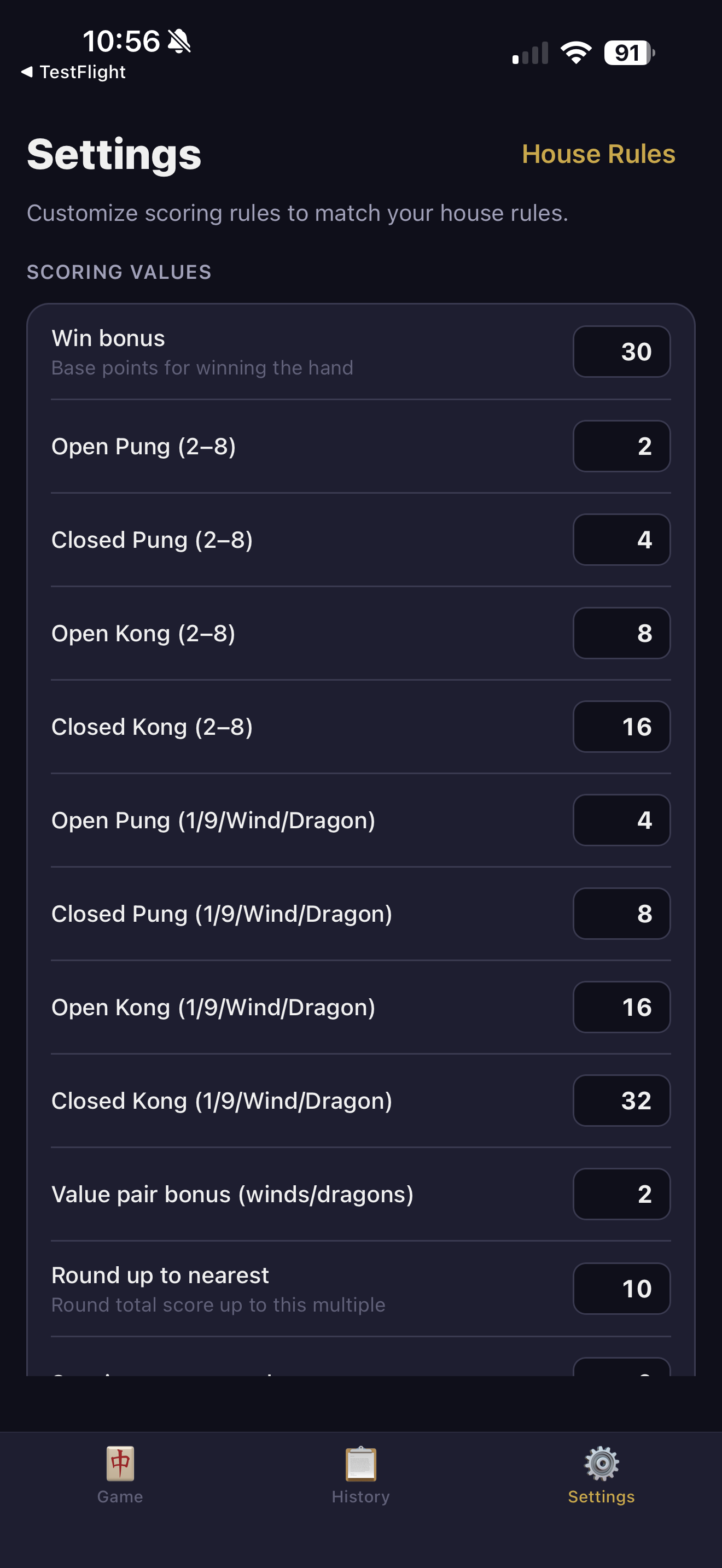 Mahjong Easy Scoring