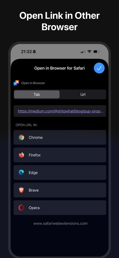 Open in Browser for Safari - App de Redes sociales | MWM