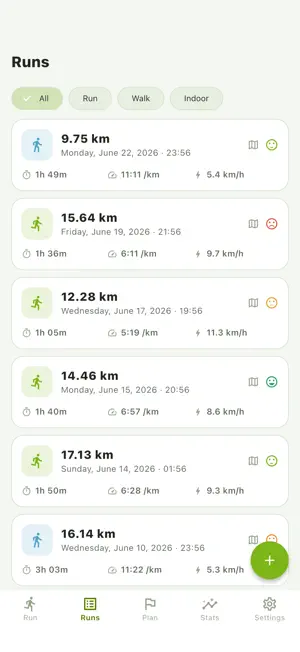 Runvault: Run & Walk Tracker screenshot 2