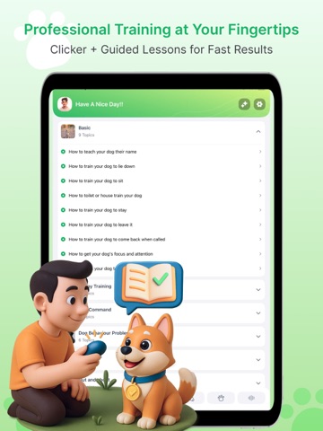 Dog Translator & Training Bark iPad screenshot