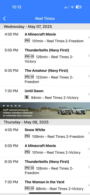 NavyMWR Naples screenshot 3