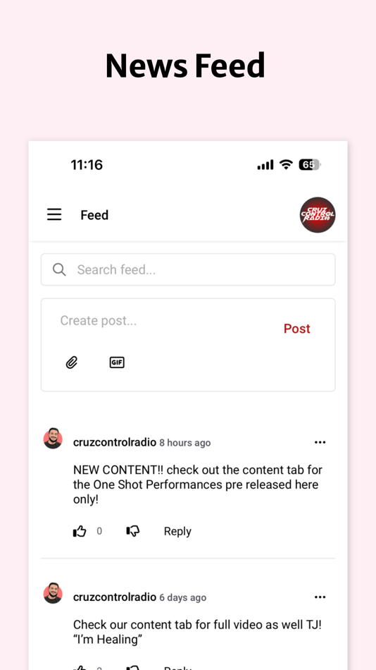 #1. Cruz Control Radio (iOS) 由: Create Community