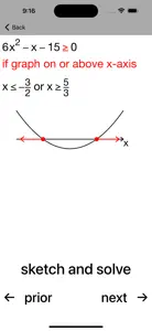 Quadratic Inequalities screenshot #9 for iPhone