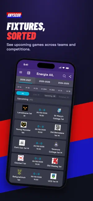 Anyscor: Live Sports Scores screenshot 4