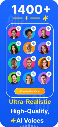 AI Voice TTS – Text to Speech iPhone screenshot
