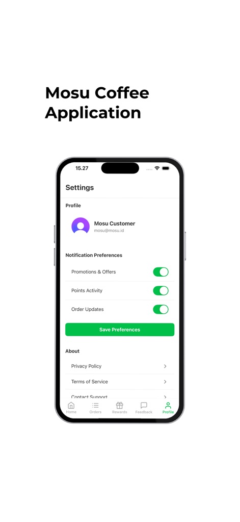 Mosu Coffee - Food & Drink App | MWM