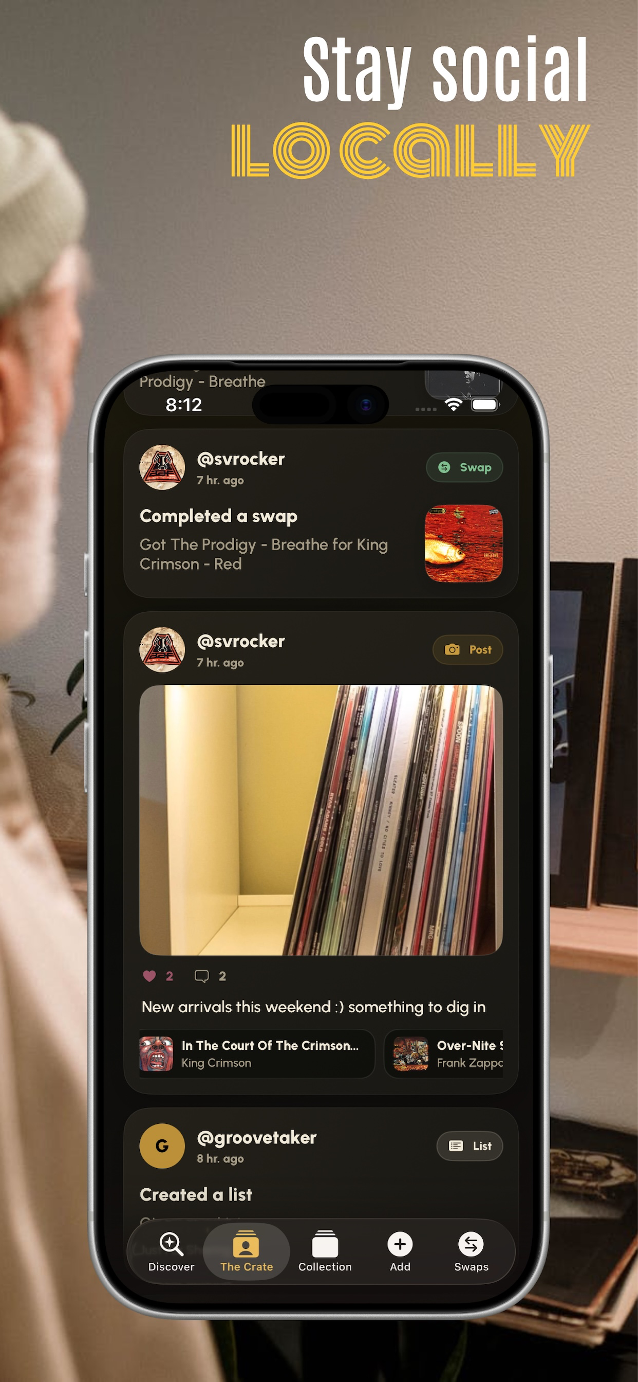 Groovr: Vinyl Swap Community