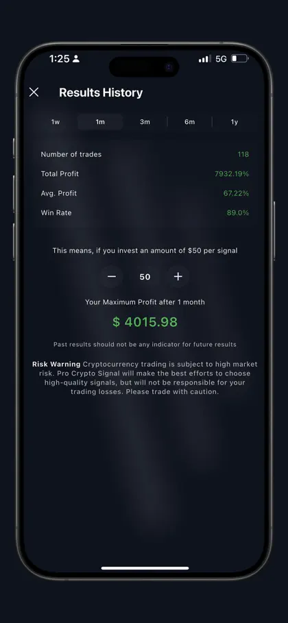 Whale Crypto Signals ekran görüntüsü 4 / 5