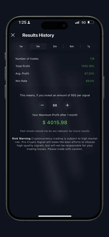 Whale Crypto Signals screenshot 4 of 5