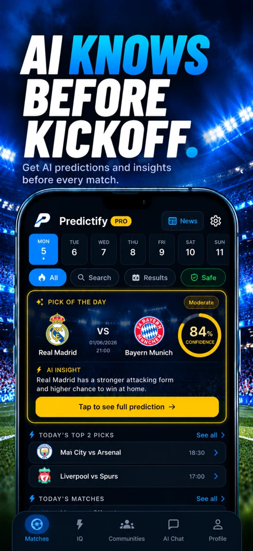 Predictify: Football AI screenshot 1