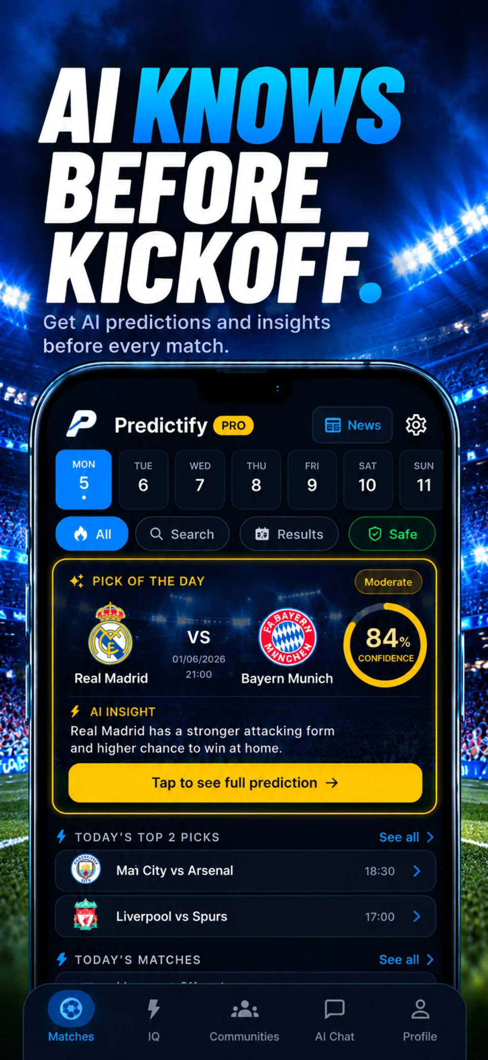 Predictify: Football AI screenshot