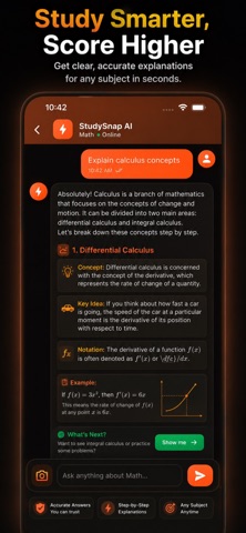 StudySnap AI: Homework Helper iPhone screenshot