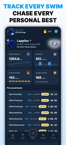 Laps: Swim Tracker & Ranking Screenshot 7 of 8
